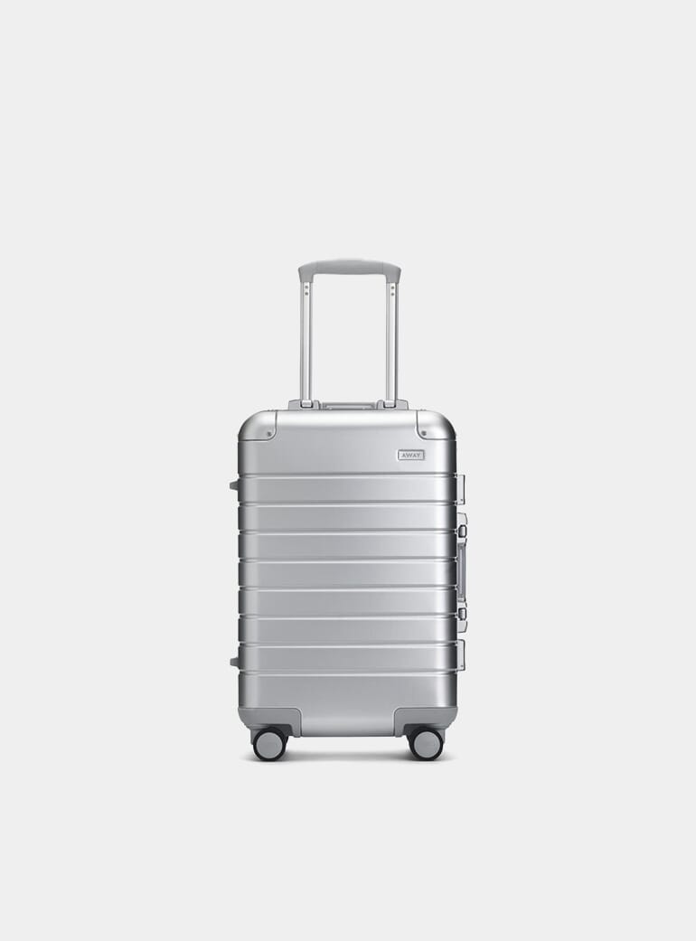 away aluminium carry on