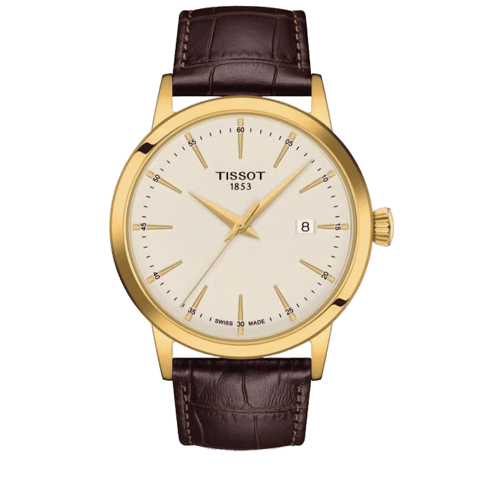 Tissot: Classic Dream Gold Plated Watch