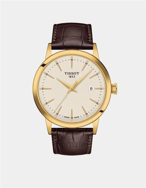 Tissot: Classic Dream Gold Plated Watch