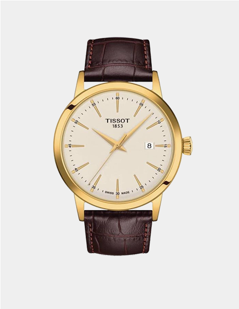 Tissot: Classic Dream Gold Plated Watch