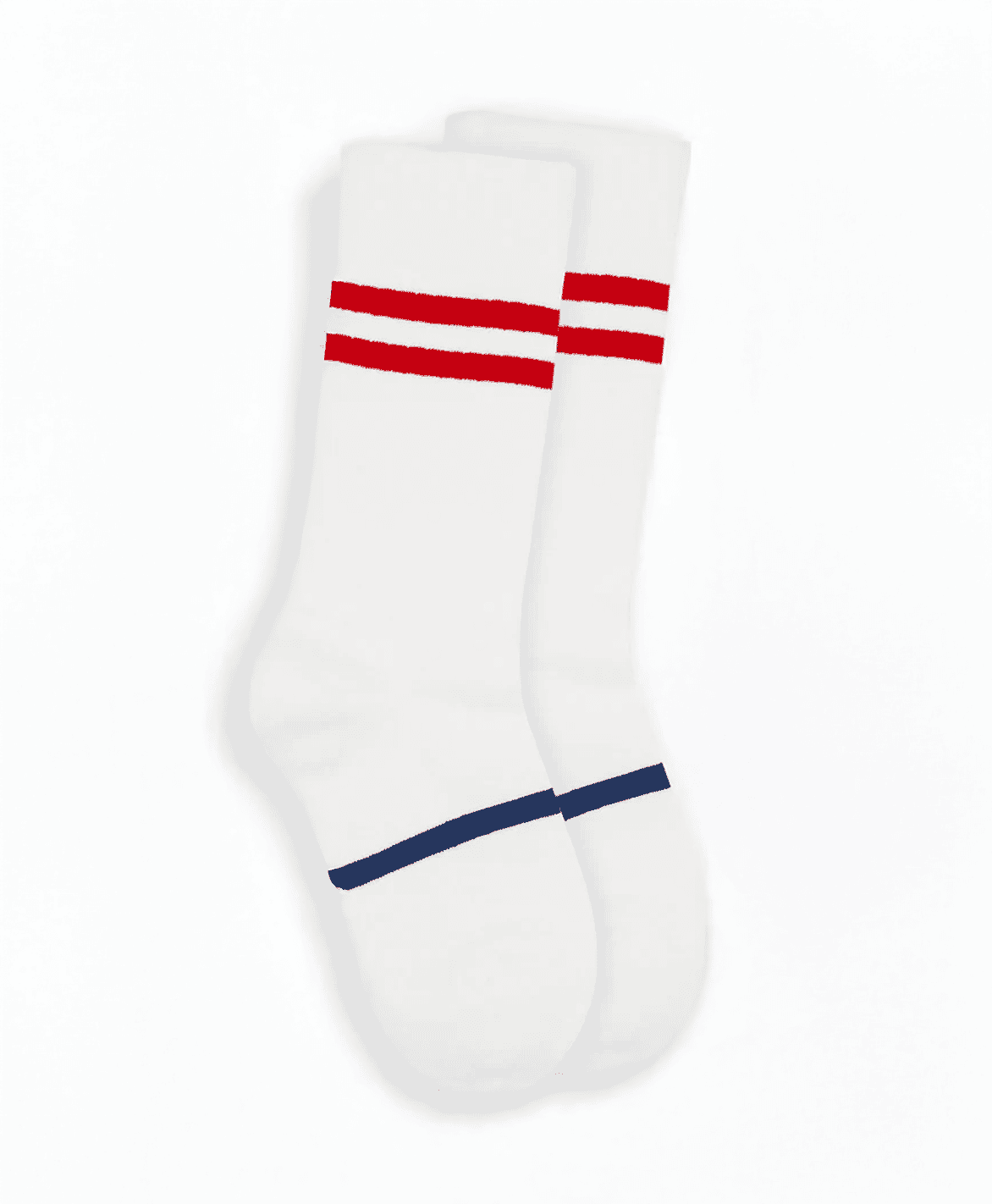 Peper Harow: Retro Unisex Sport Socks - White