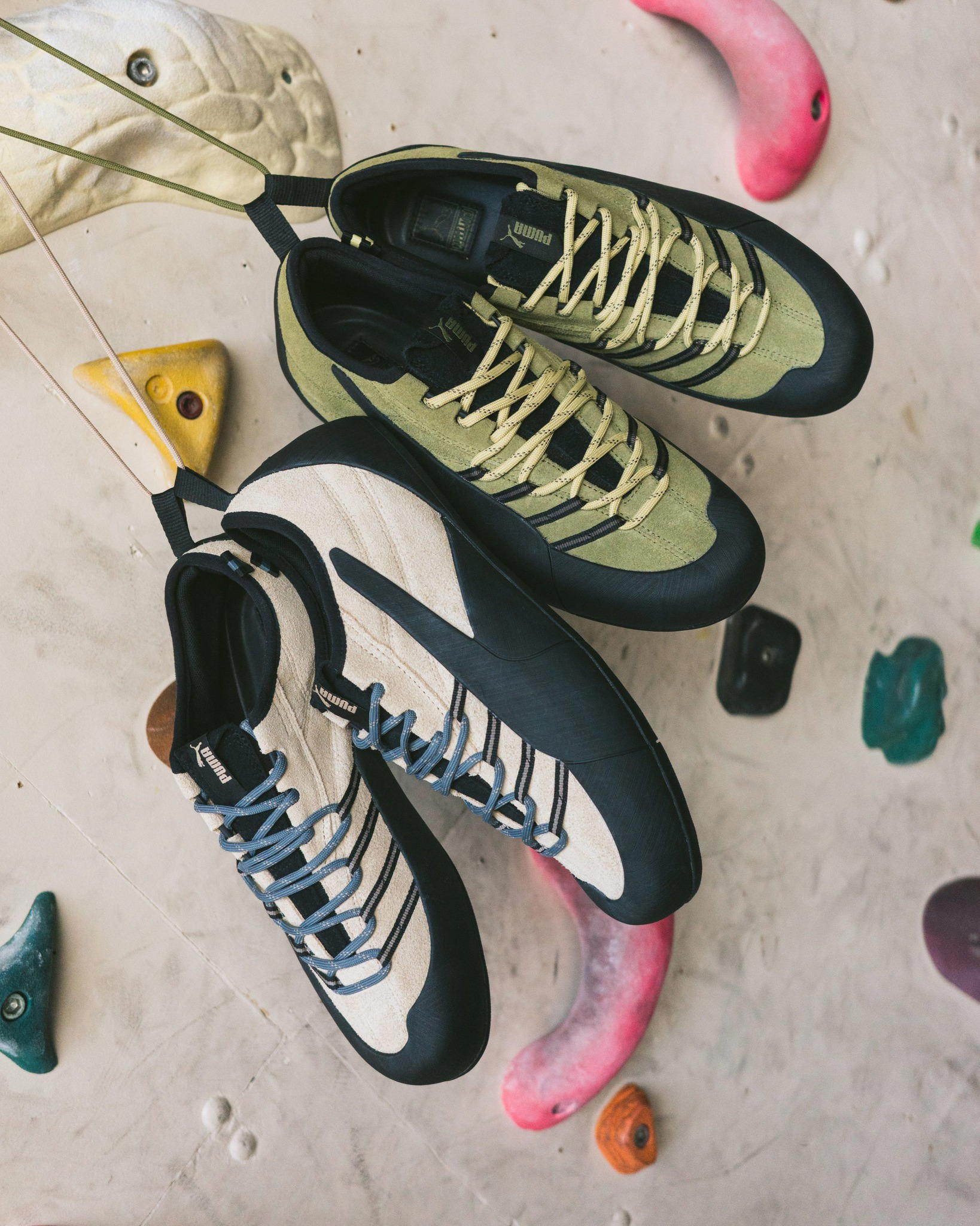 PUMA: Klim Suede Trainers