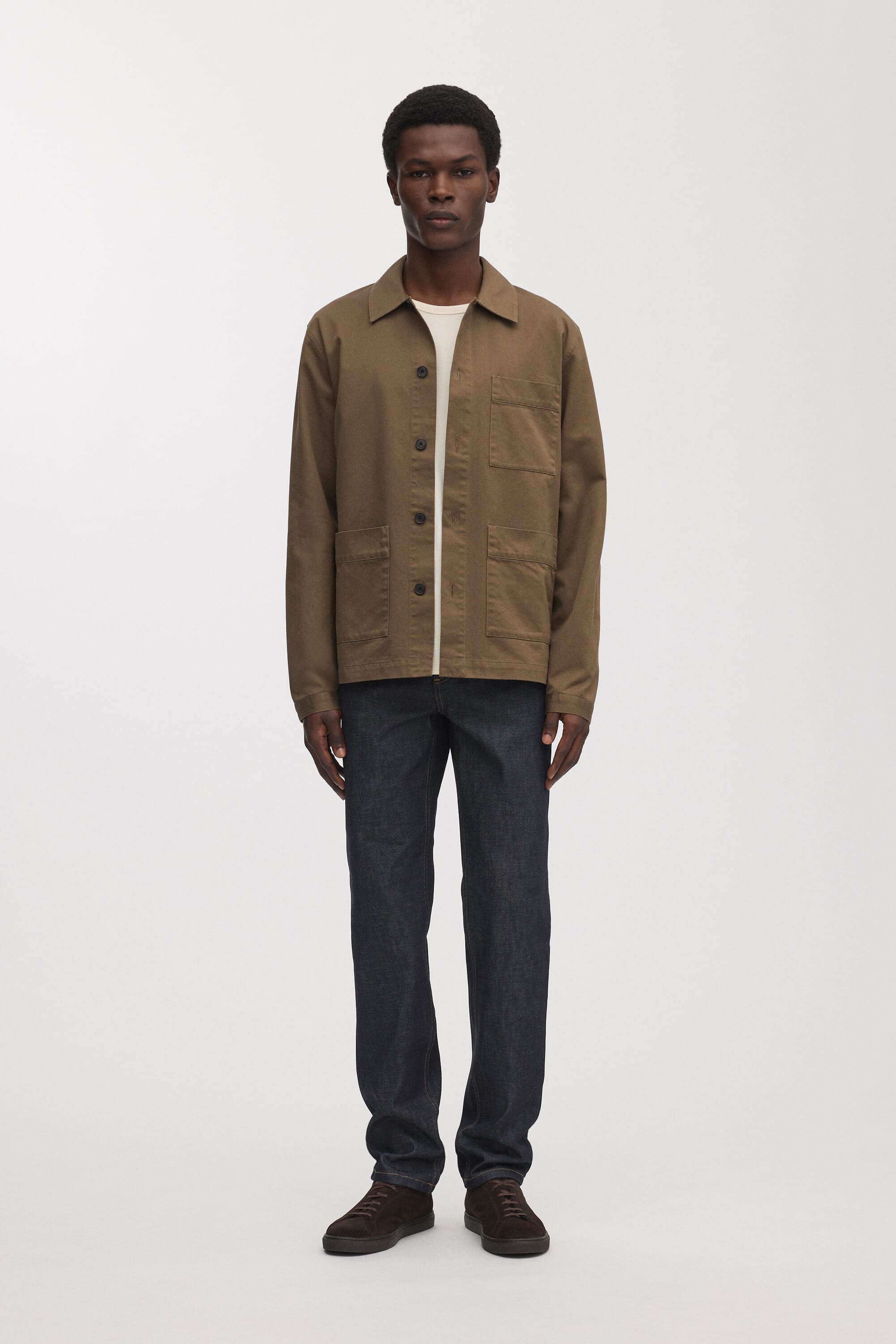 ASKET: Taupe Overshirt