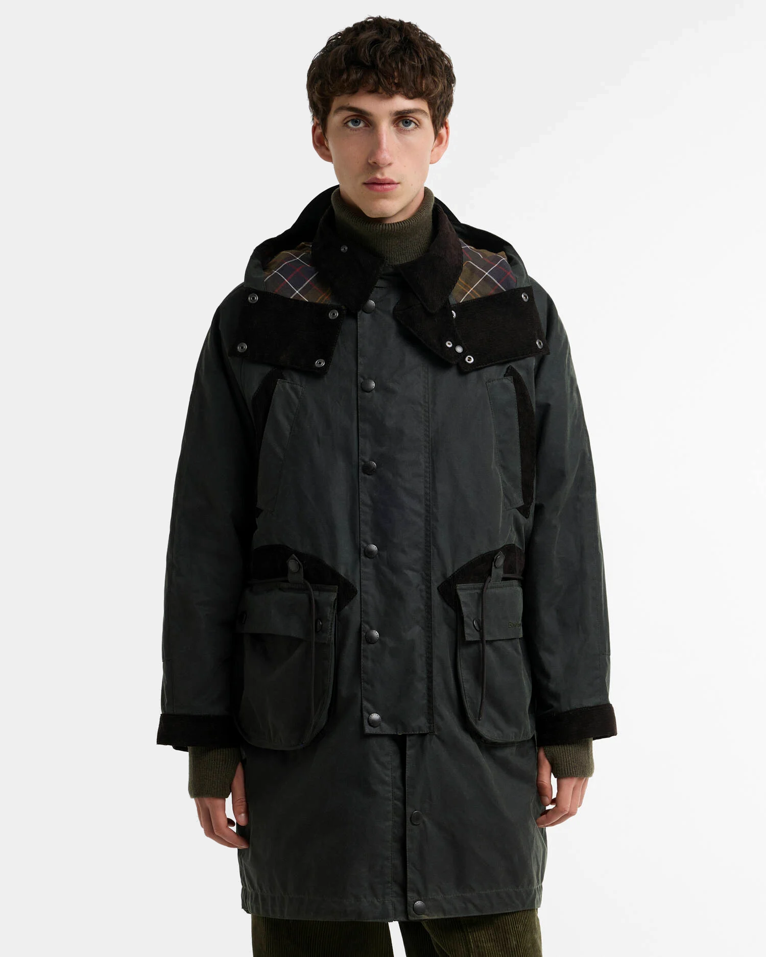 Barbour x Norbit: Long Waxed Jacket