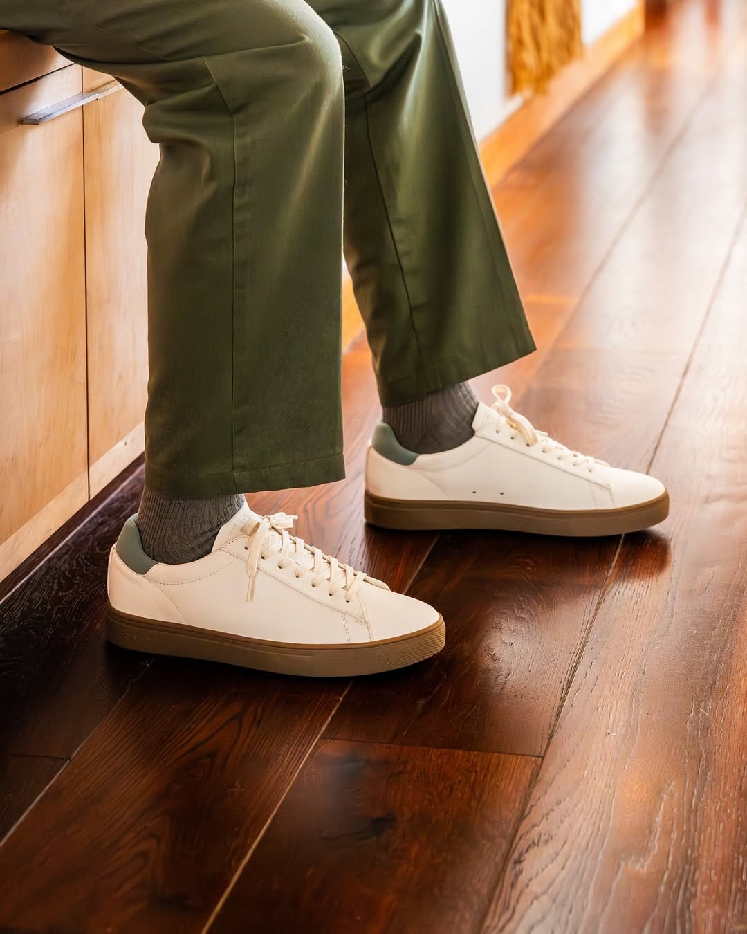 CLAE: BRADLEY Off-White Basil Dark Gum