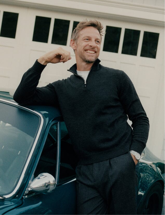 LESTRANGE: The 24 Merino Half Zip Jumper