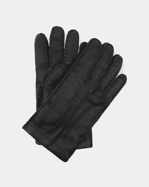 Besnard: Black Deerskin Gloves