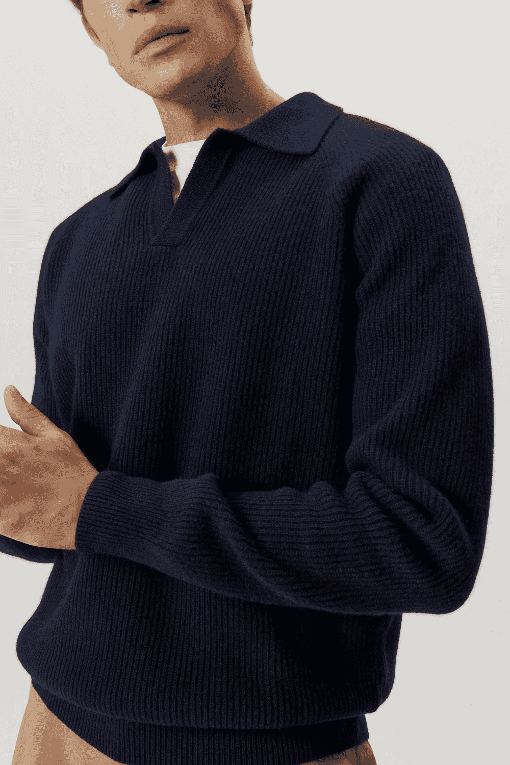 ARTKNIT STUDIOS: The Woolen Ribbed Polo