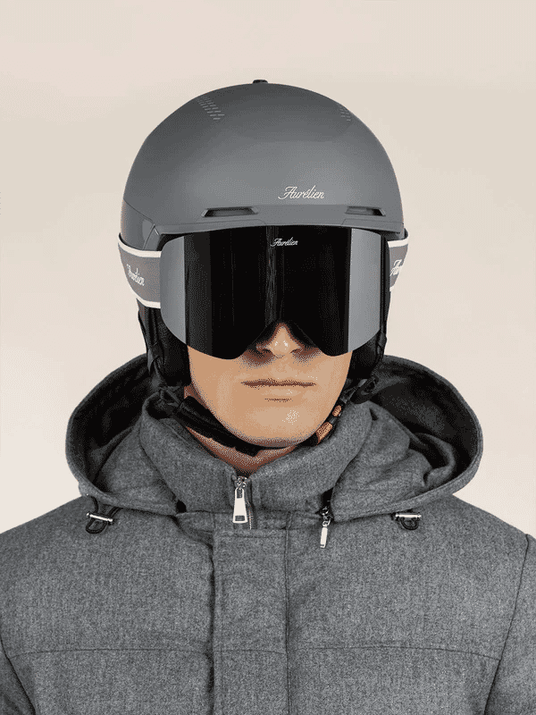 Aurélien: AUR1 Ski Helmet Grey