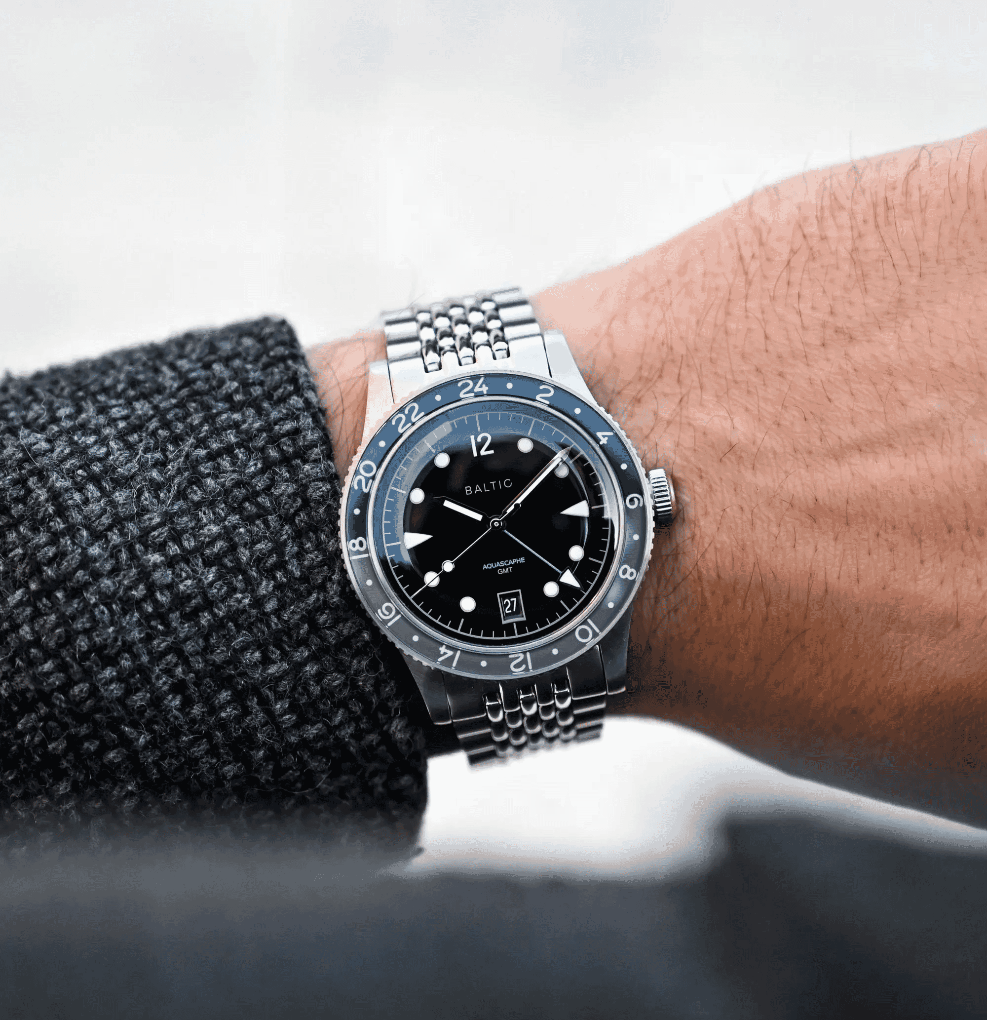 BALTIC Watches: Aquascaphe GMT Grey