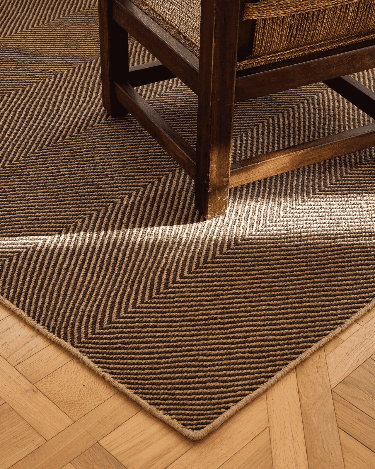 Nordic Knots: Jute Herringbone Rug