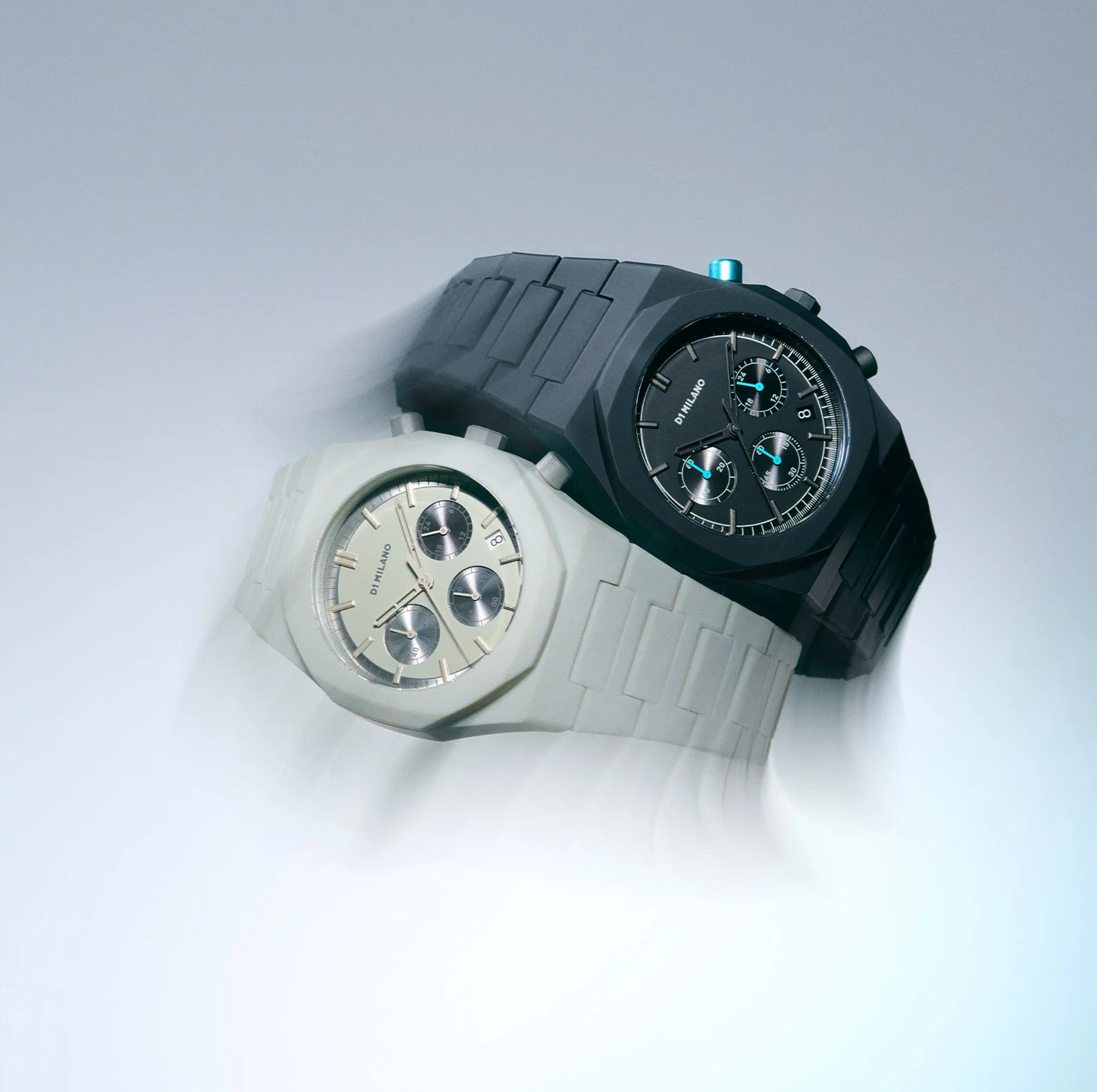 D1 Milano: Fossil Grey Polychrono 40.5mm Watch