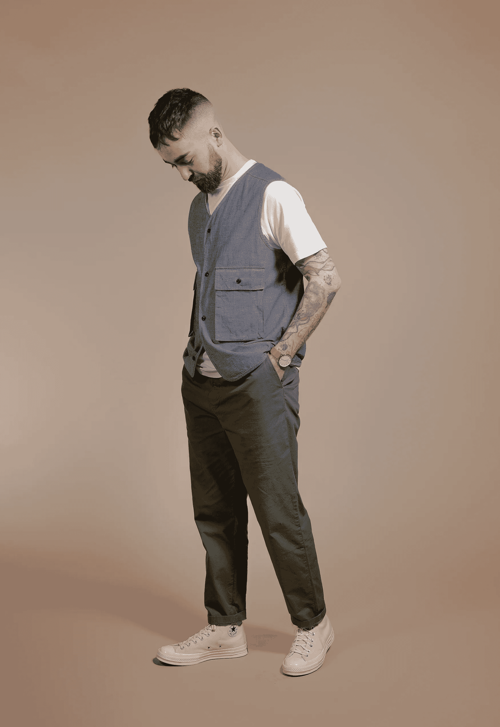 Form&amp;Thread: Chambray Gilet