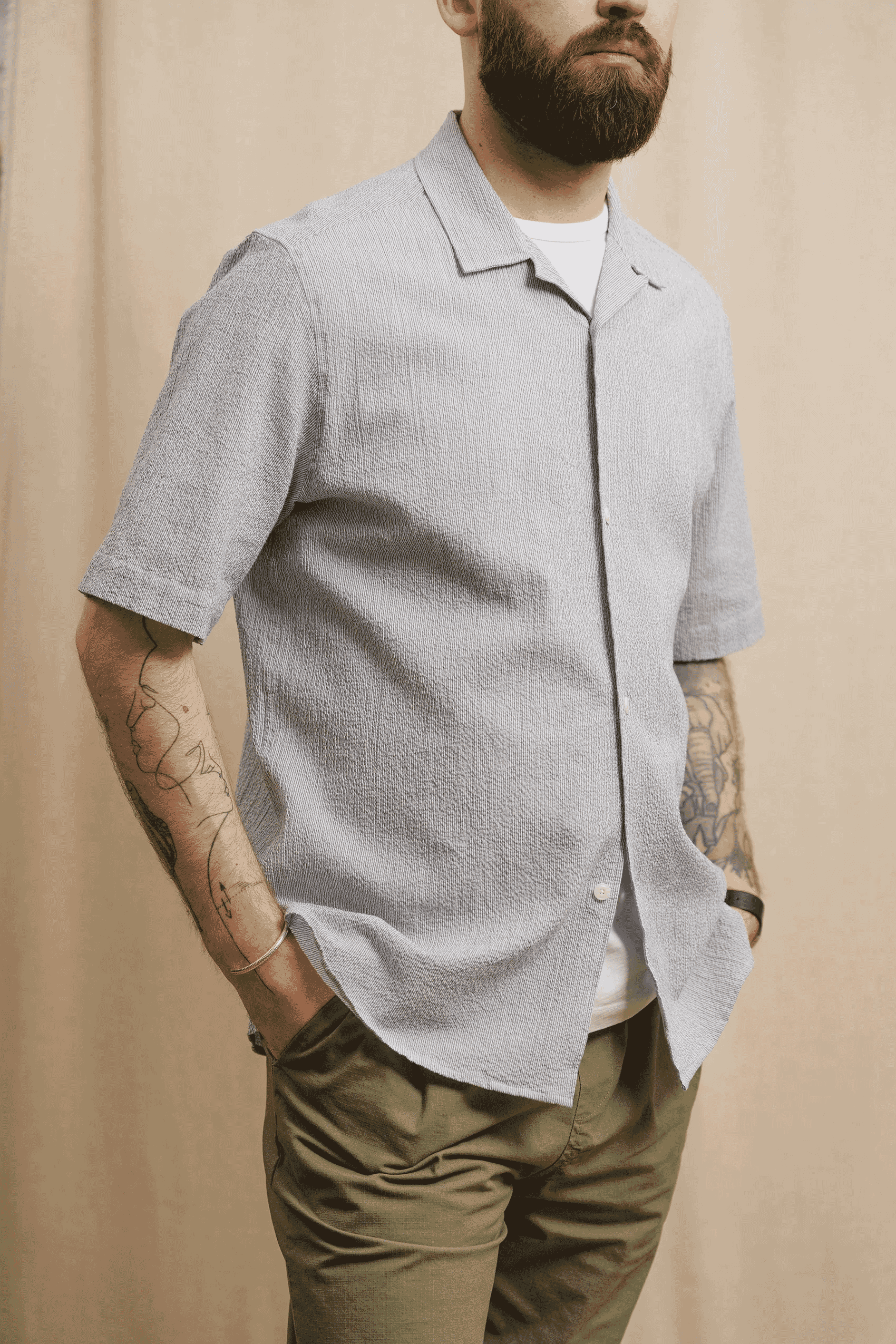 Form&amp;Thread: Fine Stripe Cabin Shirt