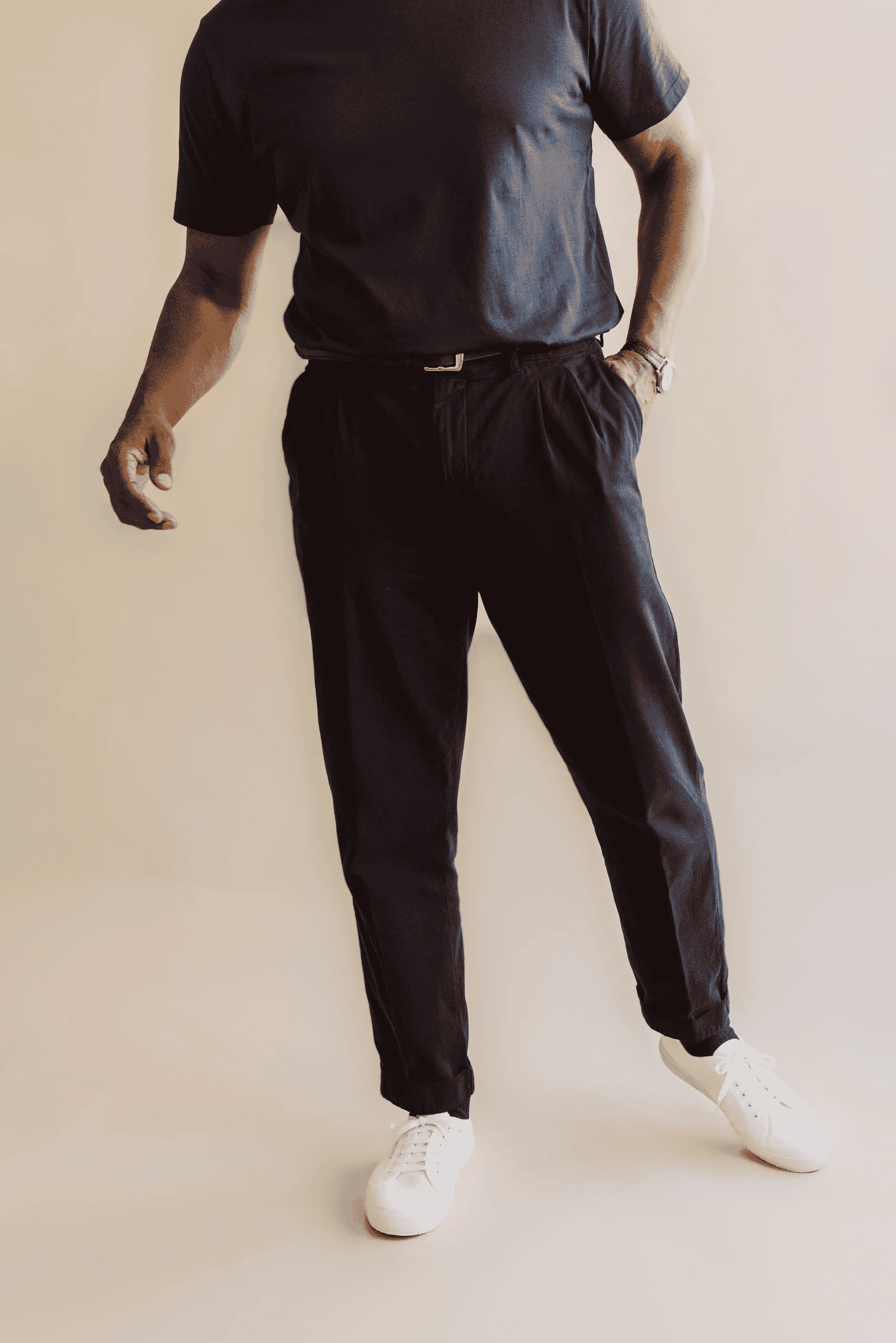 Form&amp;Thread: Organic Twill Double Pleated Trouser