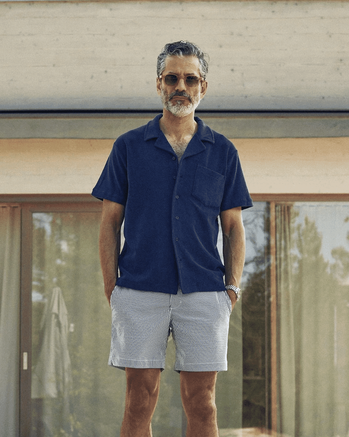 Resort Co.: Tailored Swim Short Seersucker