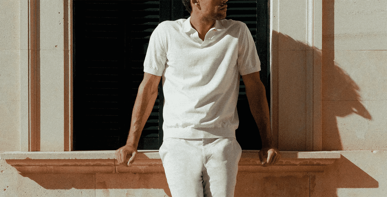 LESTRANGE: Fine Knit Polo