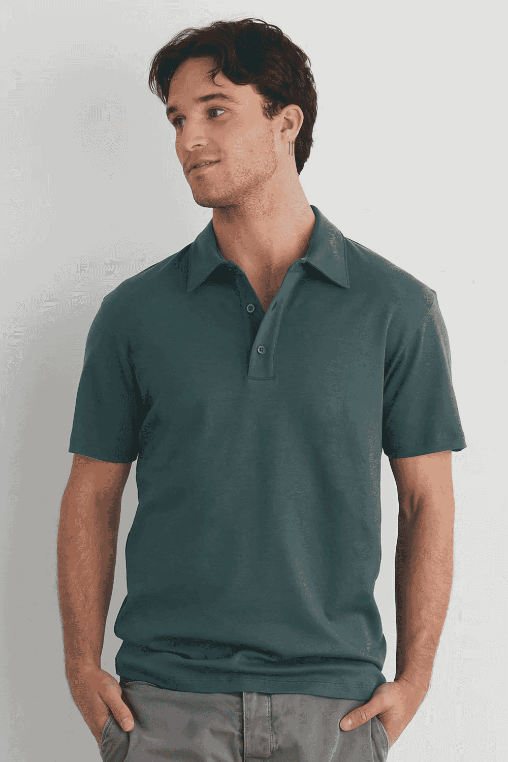 Fair Indigo: 100% Organic Cotton Polo Shirt