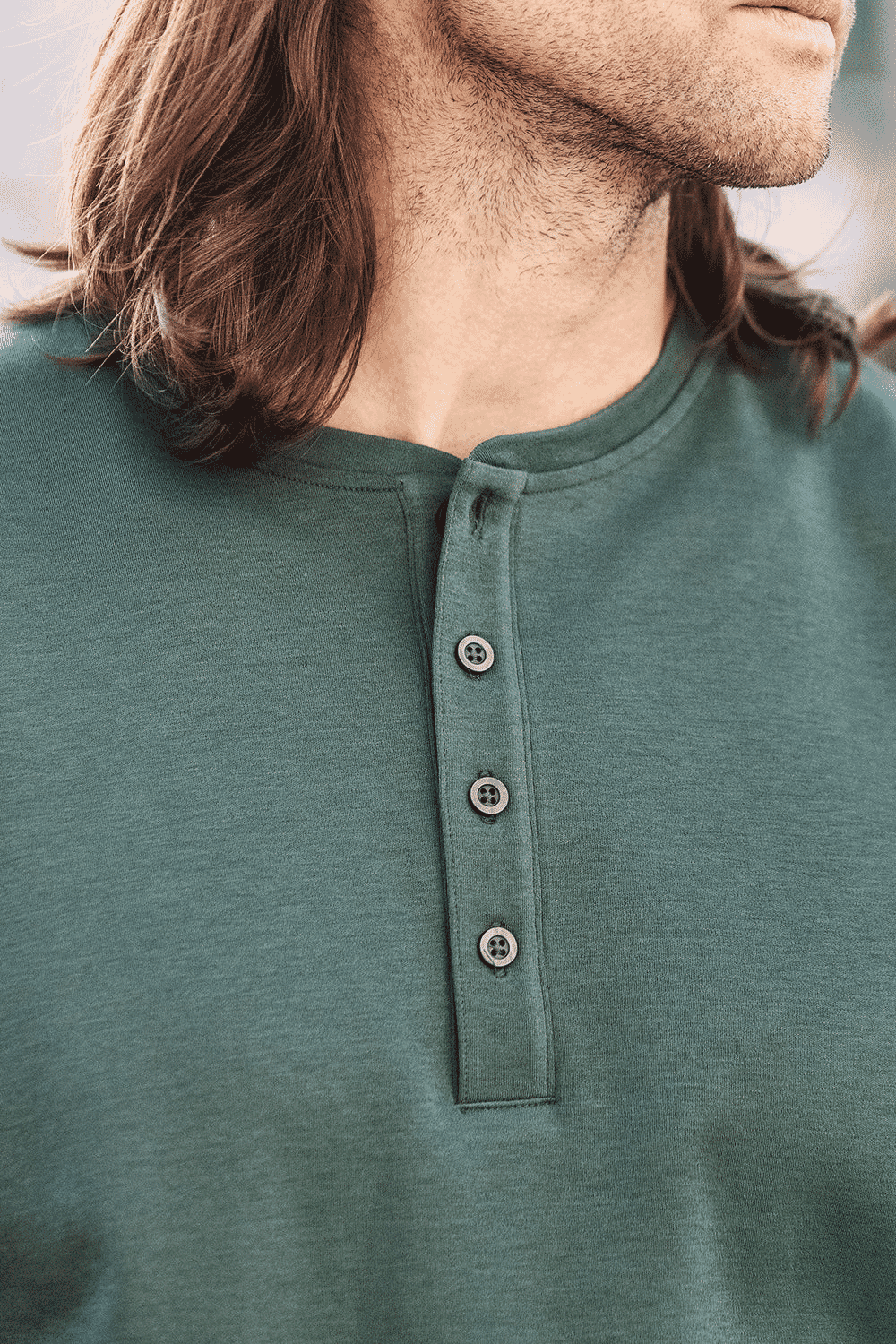 Fair Indigo: Luxe 100% Organic Cotton Long Sleeve Henley
