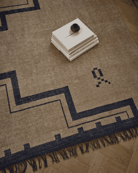 Nordic Knots: Elder 02 – Navy Rug