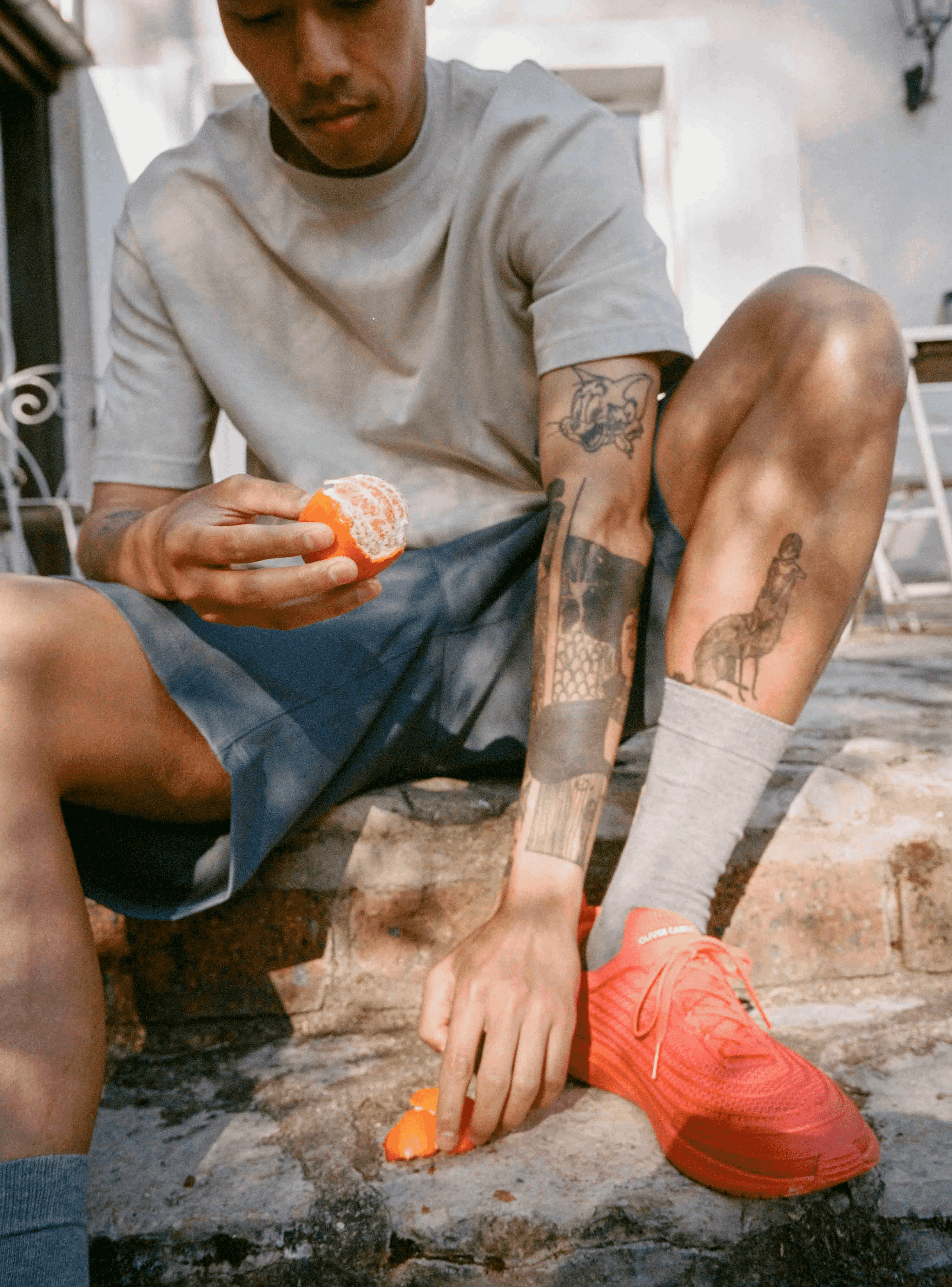 Oliver Cabell: Men&#039;s Form 1 Orange Trainer