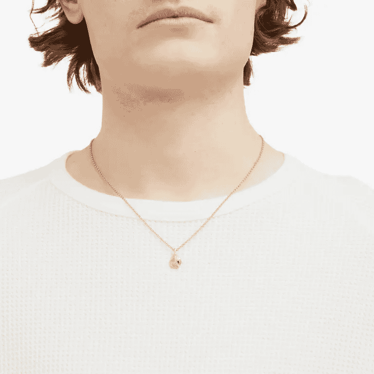 Simuero: Por Un Perro Necklace Gold &amp; Blue