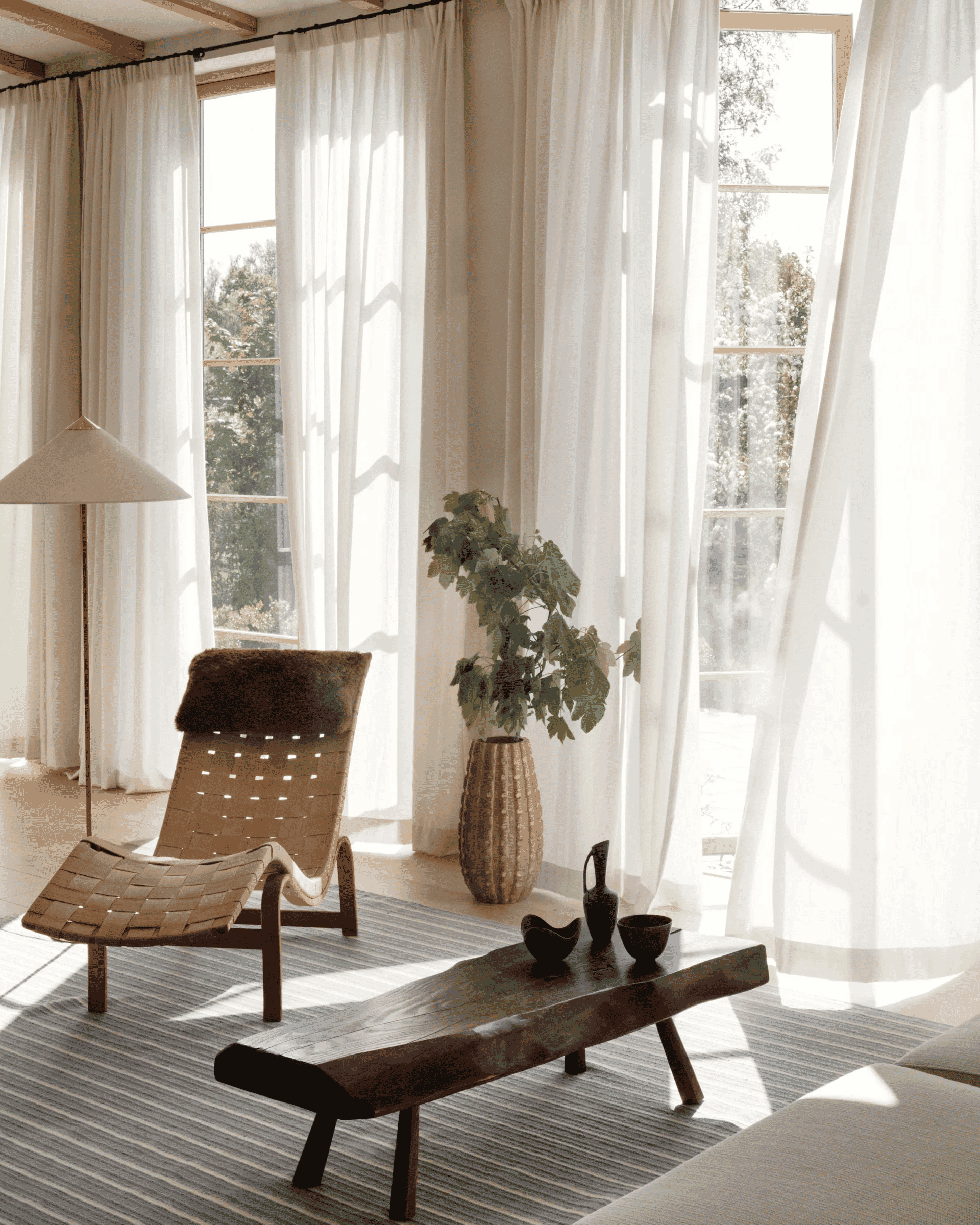Nordic Knots: Shirt Stripe – Blue Rug
