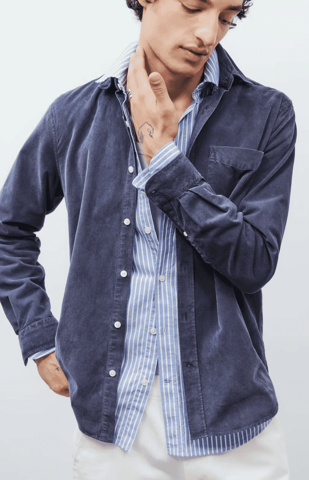 CLOSED: Oxford shirt with stripes