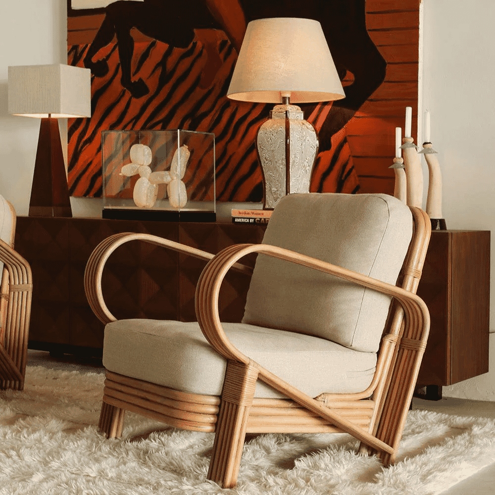 DUSTY DECO: Bamboo Lounge Chair