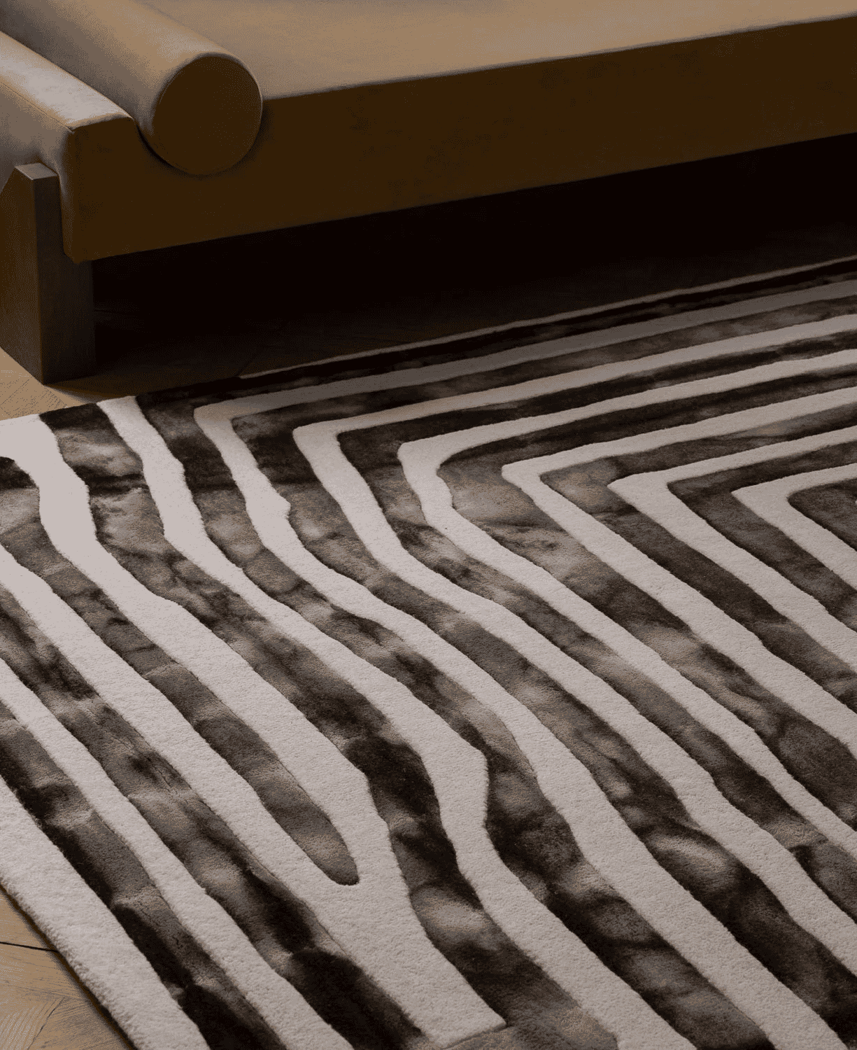 DUSTY DECO: Psychedelic Labyrinth Rug