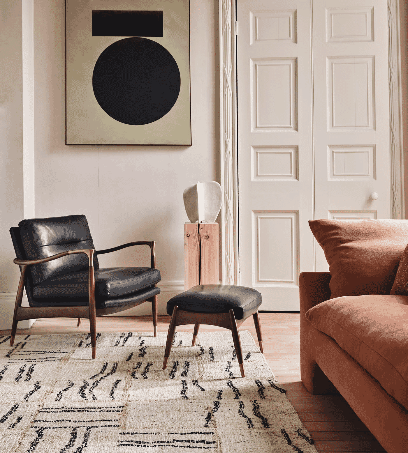 Soho Home: Theodore Leather  Armchair
