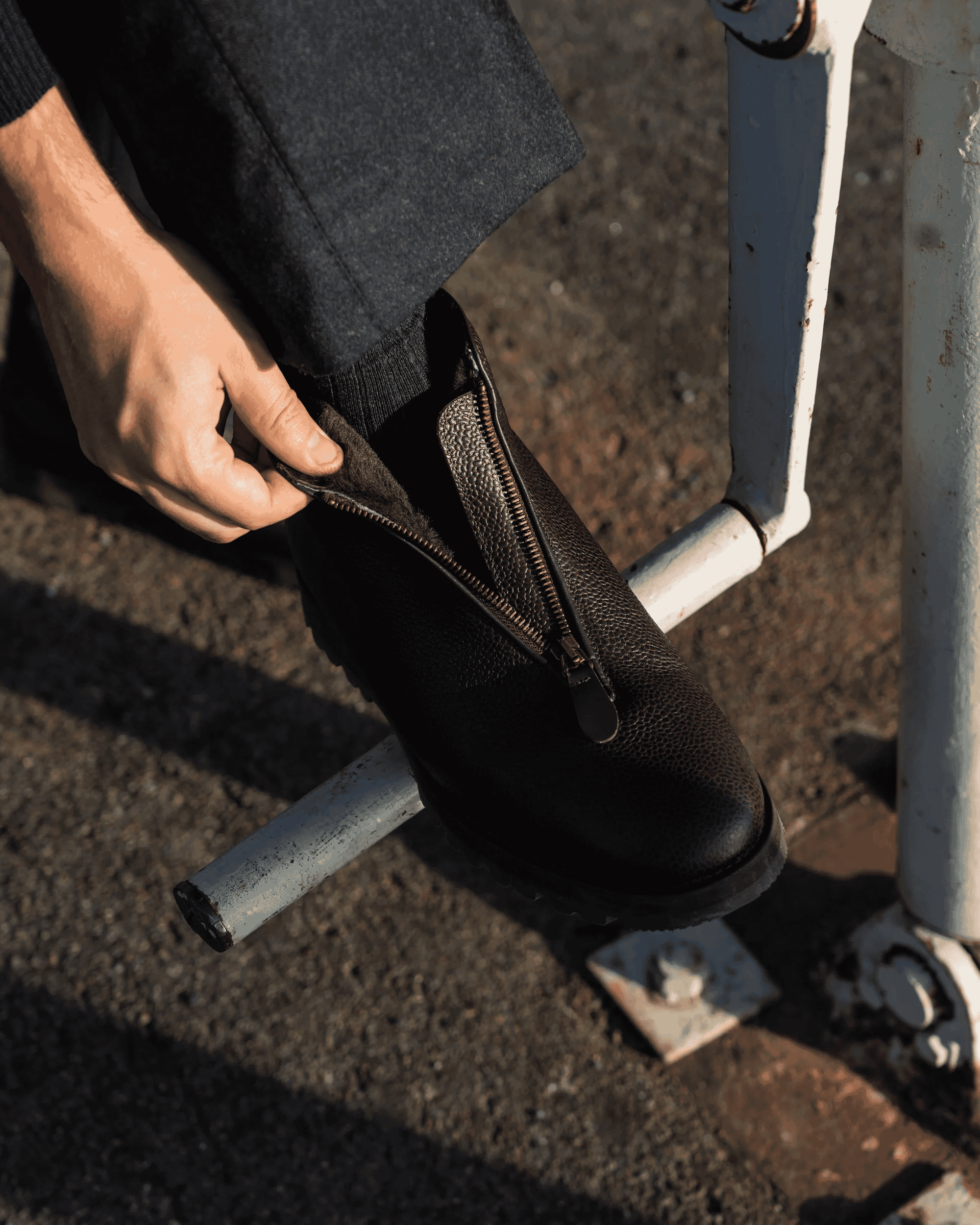 MYRQVIST: Funäs Dark Brown Country Calf Boot