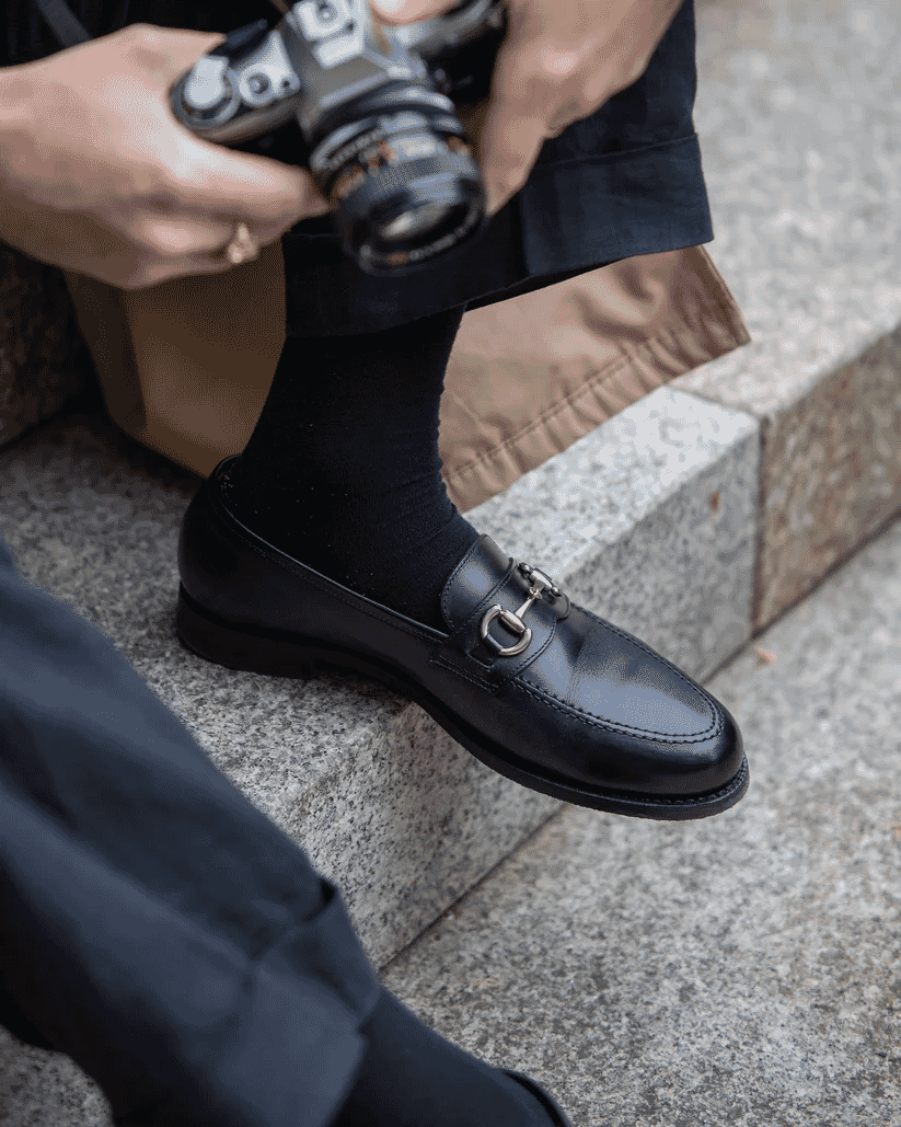 MYRQVIST: Karlberg Black Calf Loafer