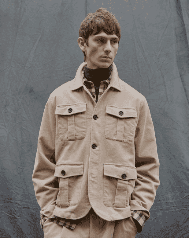 Oliver Spencer: Shawcross Sibley Cord Beige Jacket