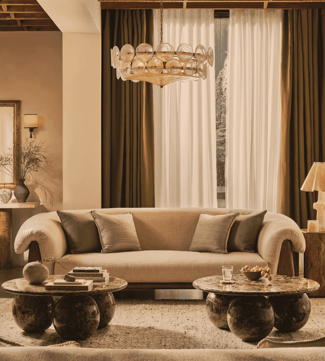 Soho Home: Aden Sofa Textured Linen