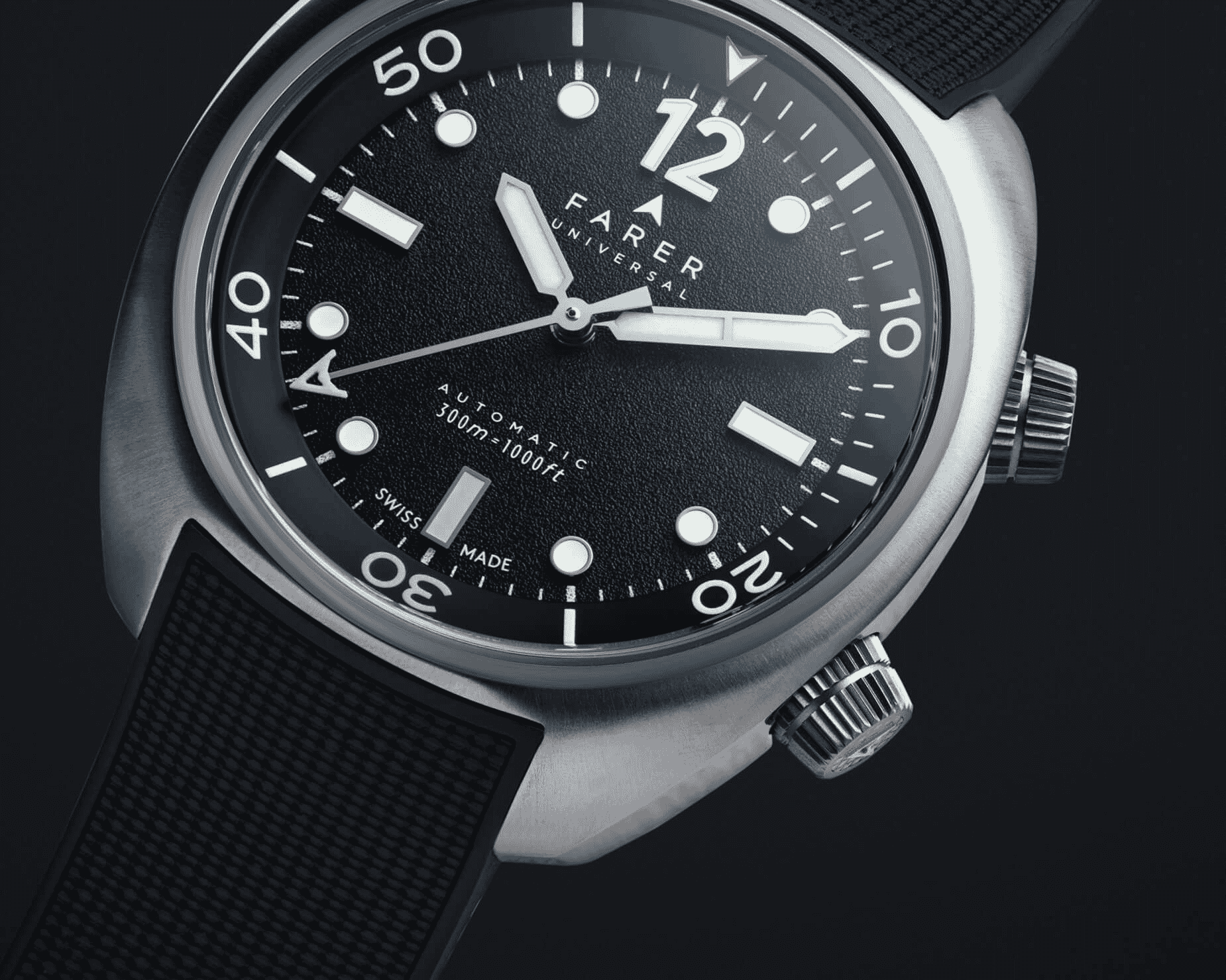 Fareh: Endeavour AQUA COMPRESSOR TITANIUM SERIES III Watch