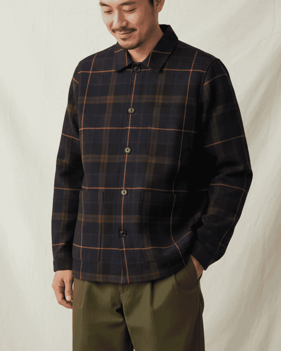 Form&amp;Thread: Blanket Check Overshirt