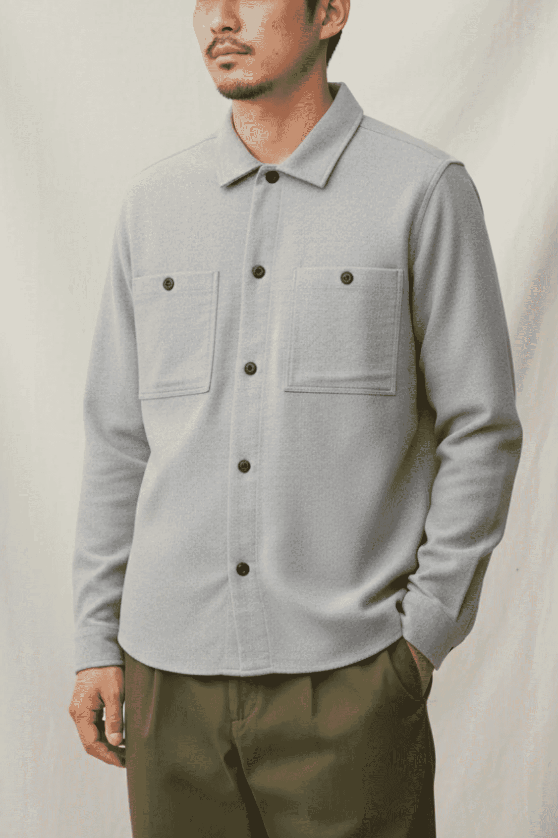 Form&amp;Thread: Brushed Lumber Form Overshirt