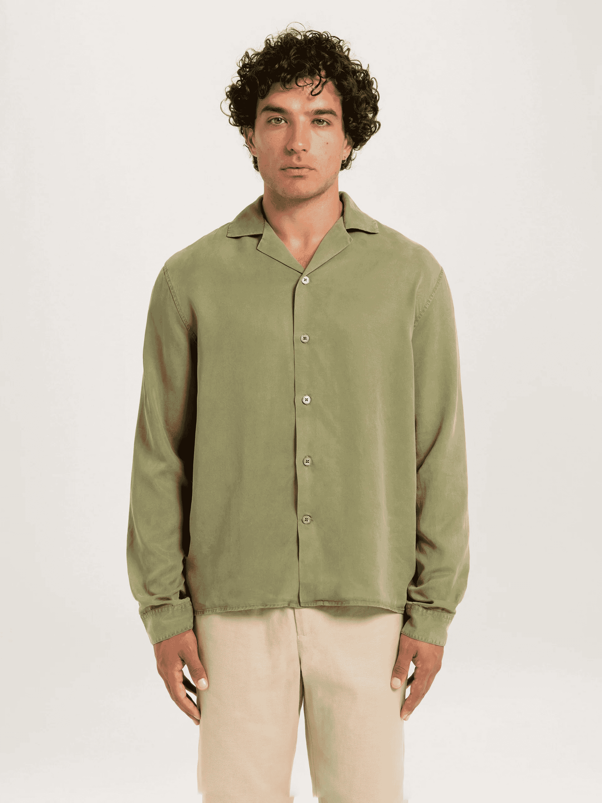 LESTRANGE: The Long Sleeve Cuban Collar Shirt