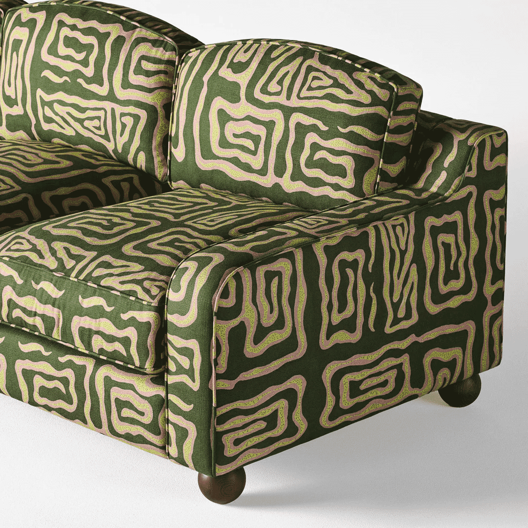 Matthew Williamson: Lola Sofa Beaten Track Green