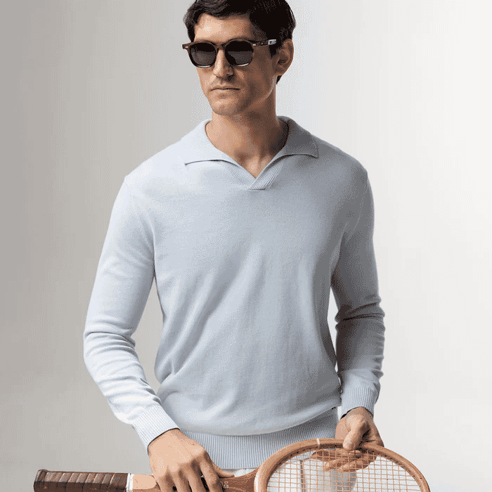 WAHTS: HOWARD Combed Cotton Knitted Polo Shirt
