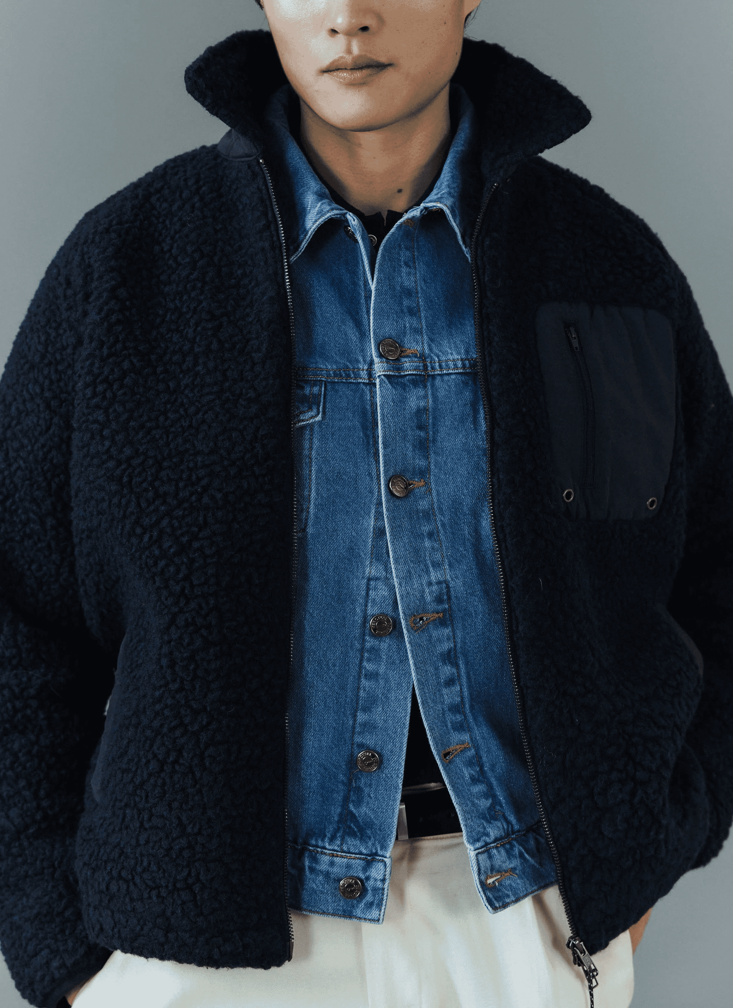 Percival: Men's Wool Fleece Jacket