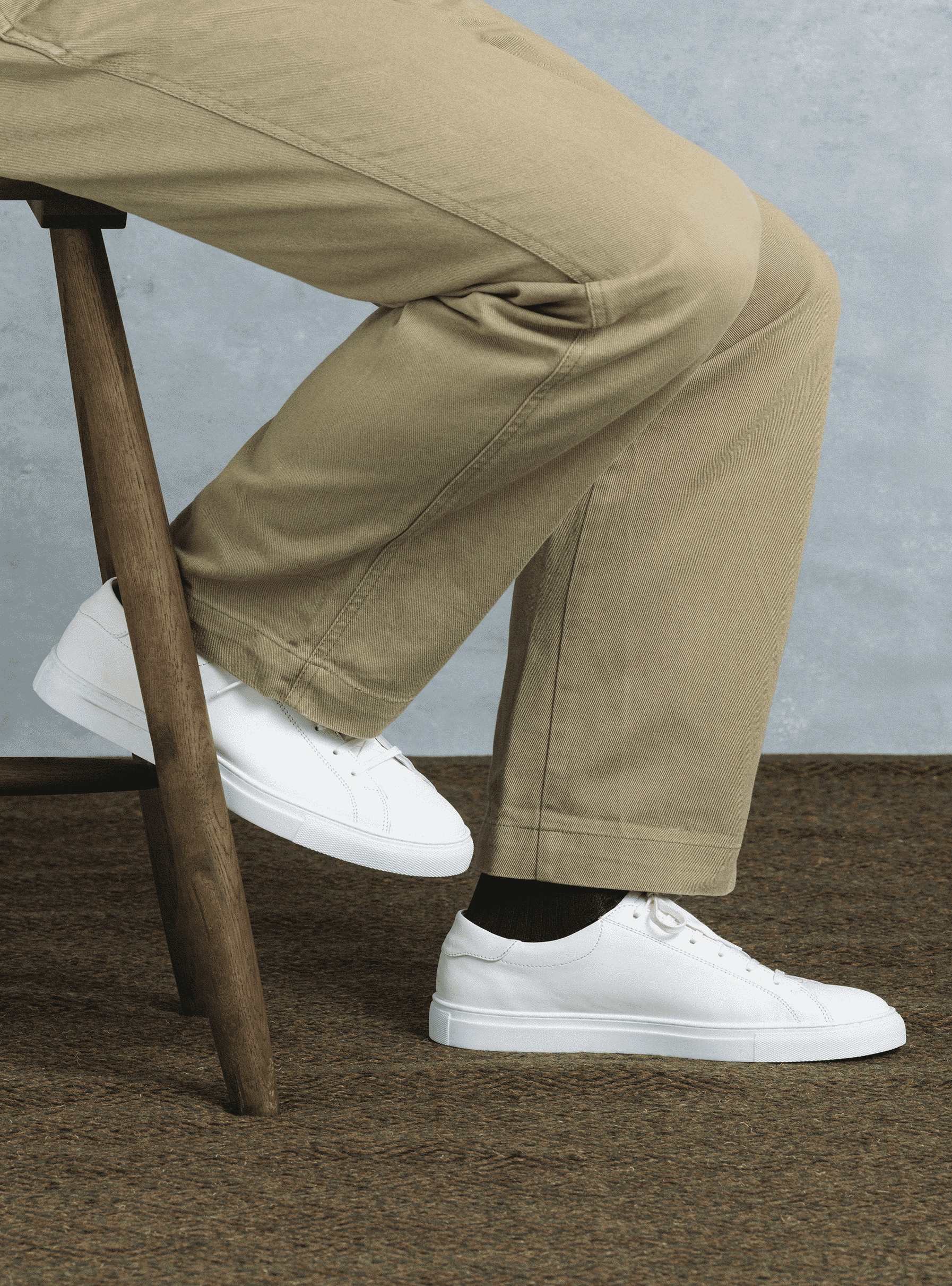 MYRQVIST: Oaxen II White Calf Trainers