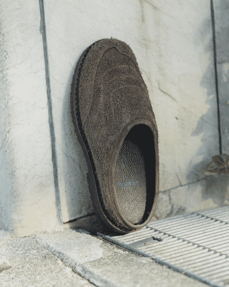 Diemme: Maggiore Faded Black Suede Sliders