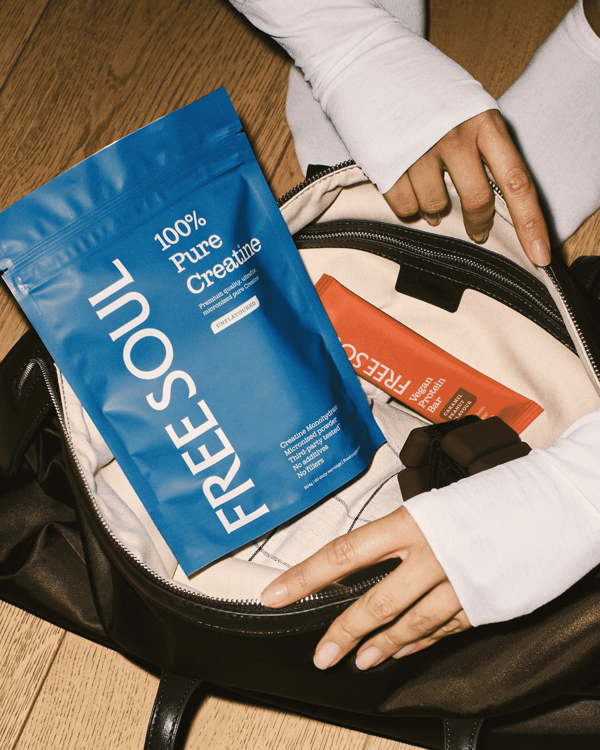 FREESOUL: Pure Creatine: Monohydrate Powder
