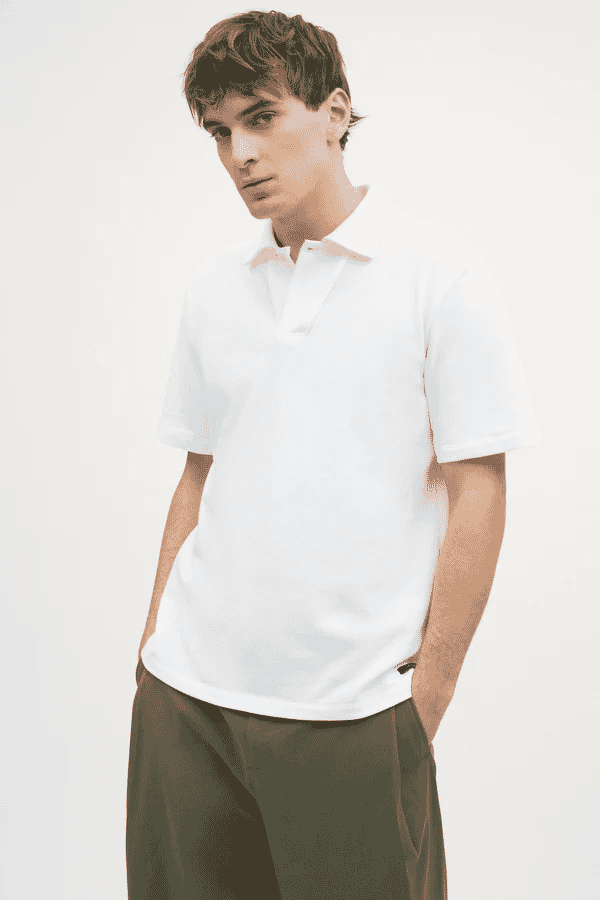 Artknit Studios: The Organic Cotton Piqué Short Sleeve Polo