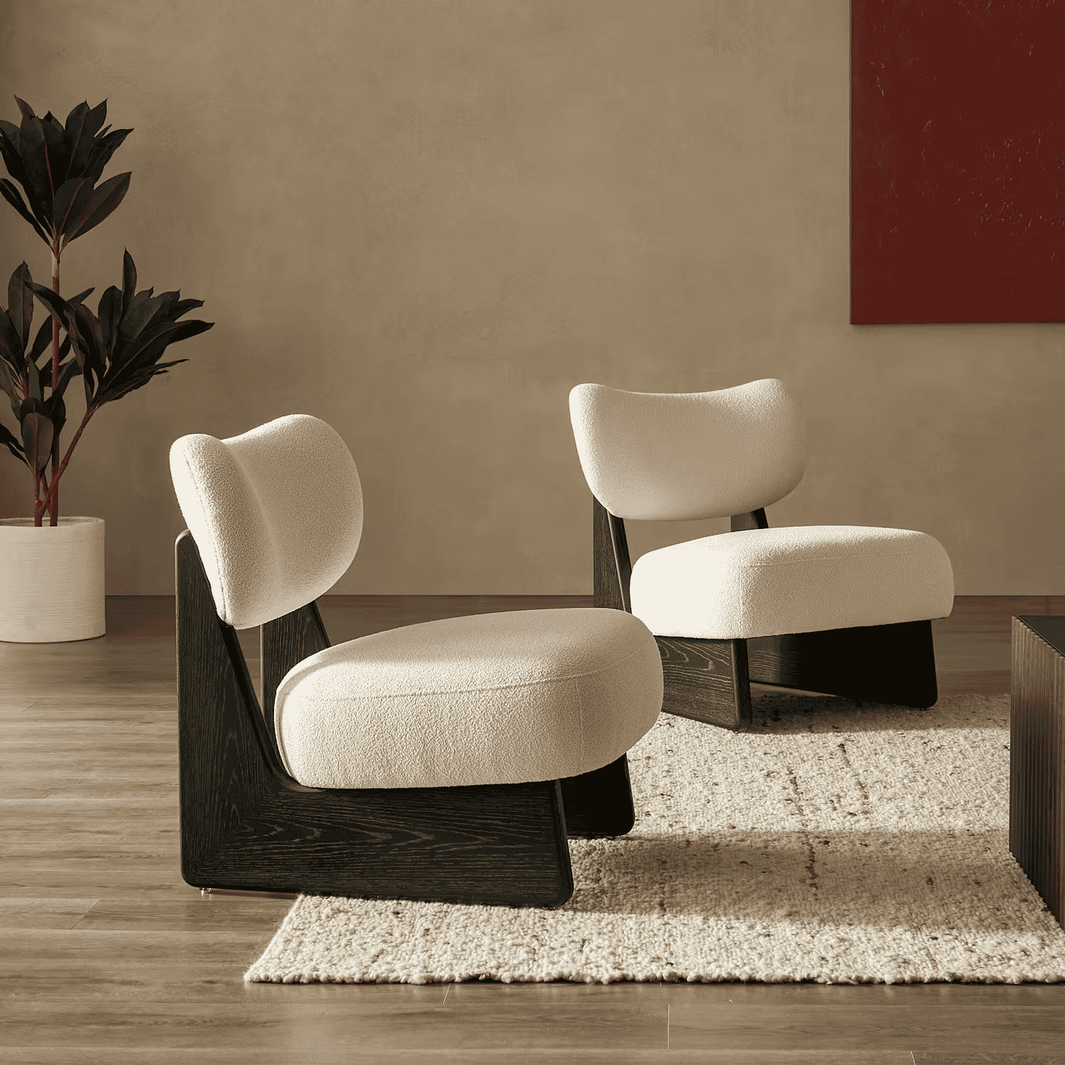 CASTLERY: Solange Performance Bouclé Chair
