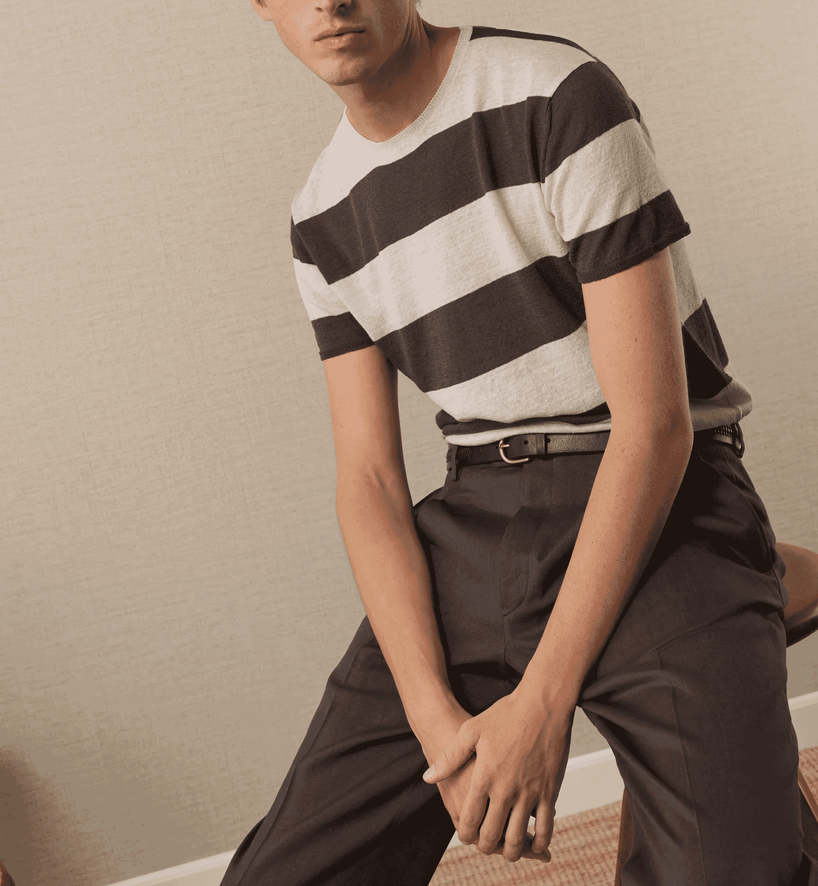 Velasca: Knitted crewneck t-shirt