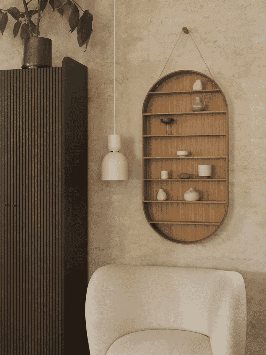Ferm Living: Oval Dorm Shelf