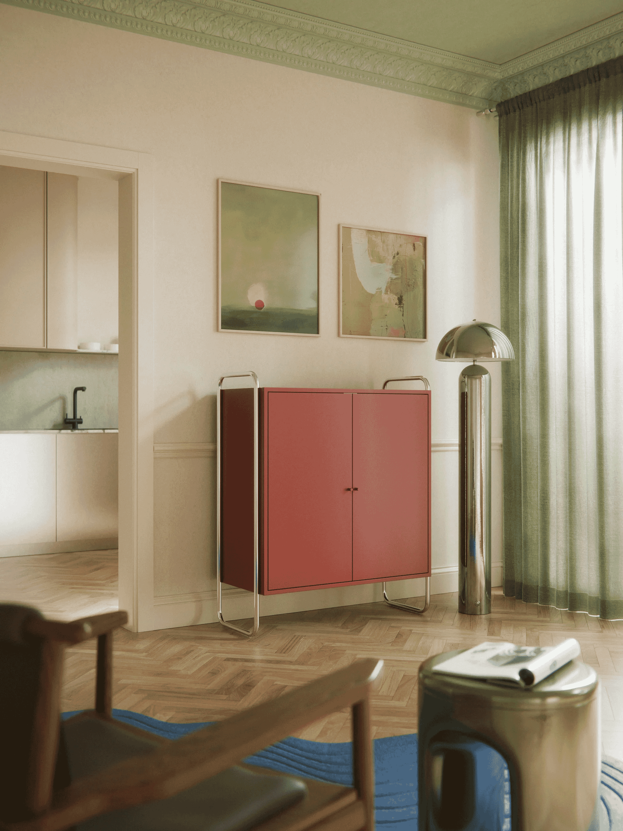 Westwing Collection: Metal Highboard Robyn